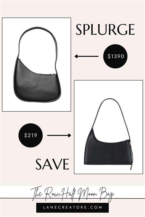 half moon bag dupe|best the row bag dupe.